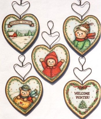 Bears & Welcome Winter Ornaments